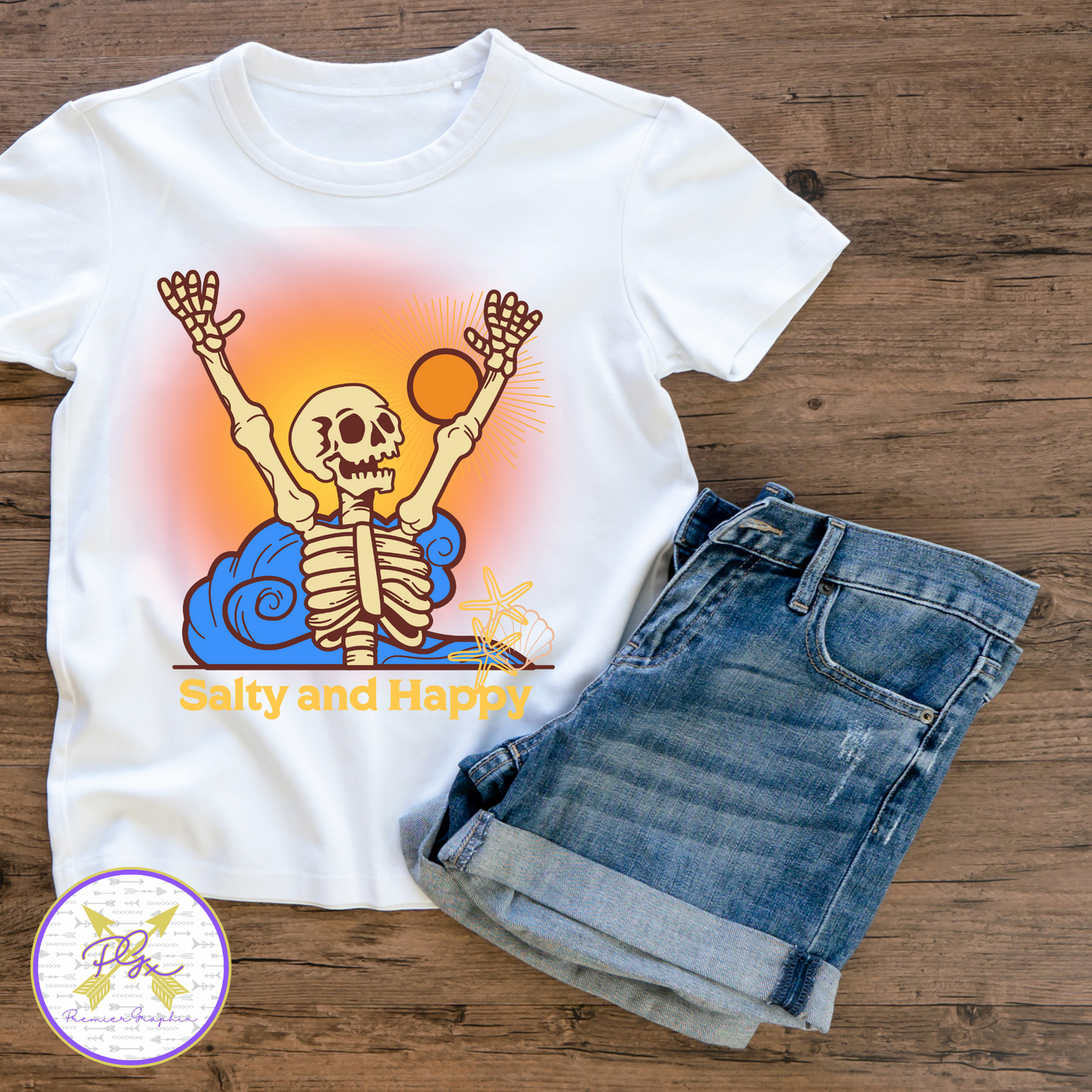 Salty and Happy Instant Download