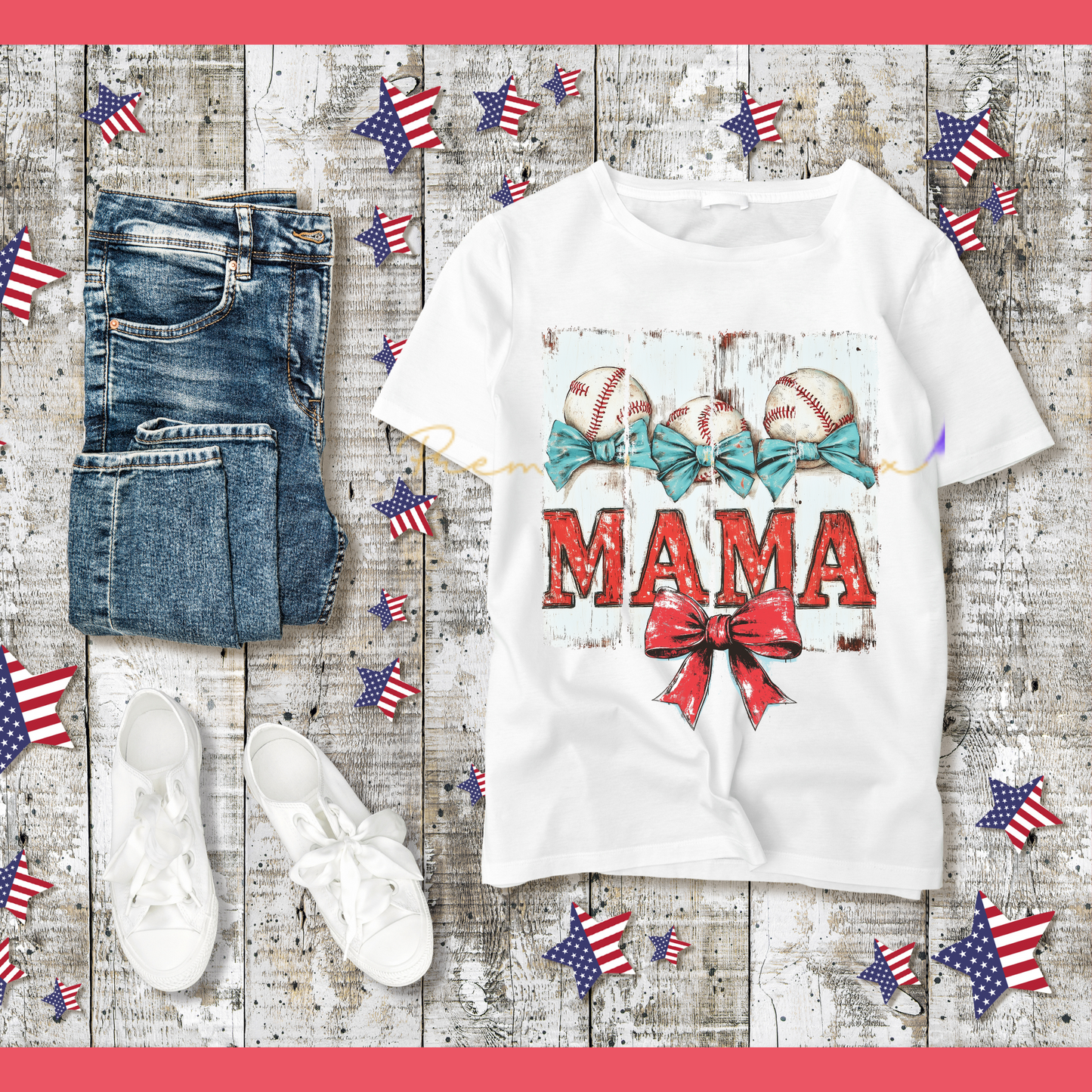 Baseball Mama Triple Transfer
