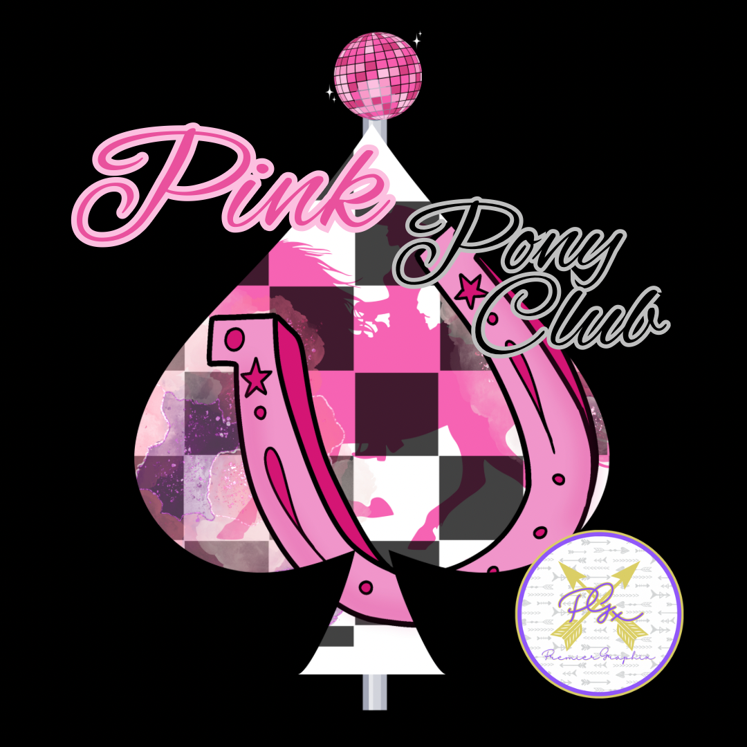 Pink Pony Club Spade Instant Download