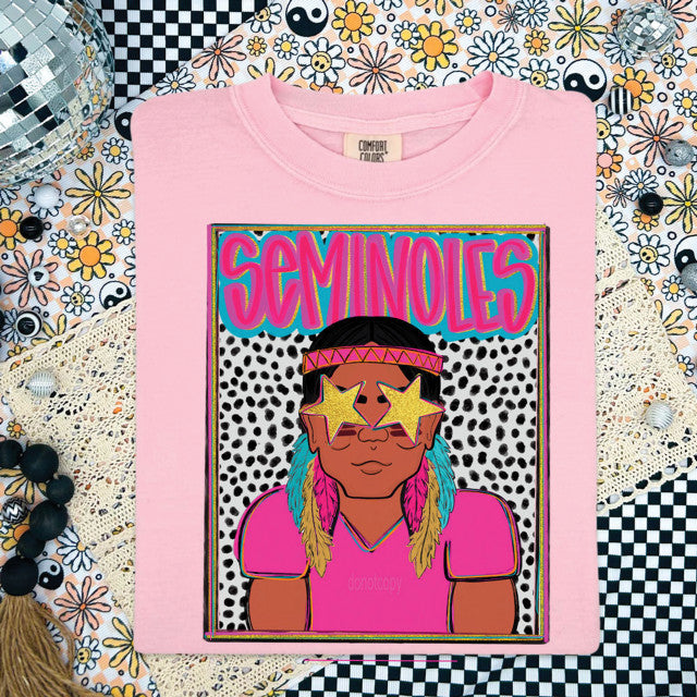 Seminoles Colorful Mascot Tee