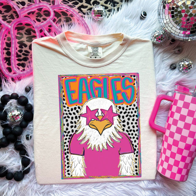 Eagles Colorful Mascot DTF Transfer