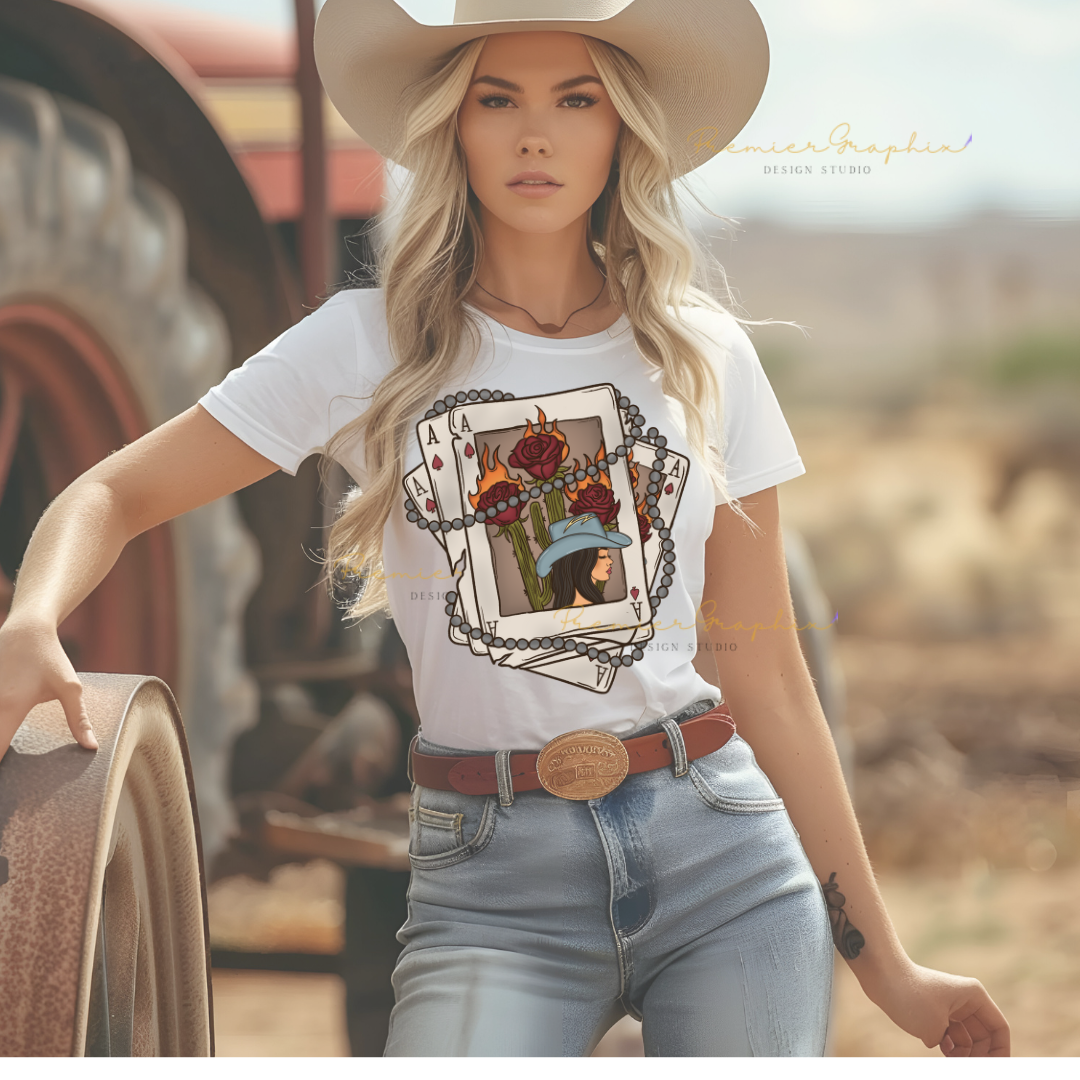 Cowgirl Wildcard Hot Peel Transfer