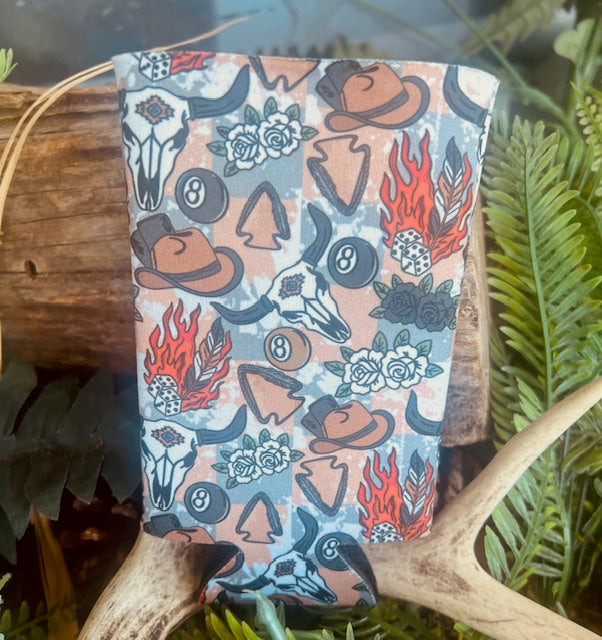 Southwestern Retro Slim Coozie