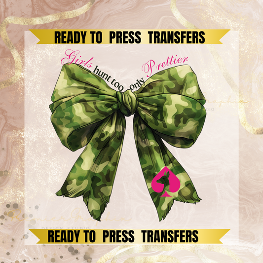 Girls Hunt Too Camo Bow