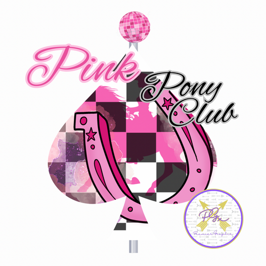 Pink Pony Club Spade Instant Download