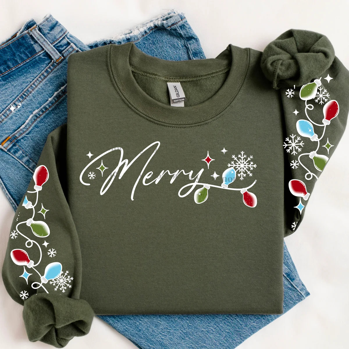 Merry Lights w/ double sleeve(white)