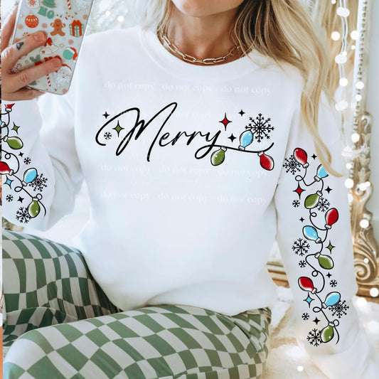 Merry Lights w/double sleeves (black)