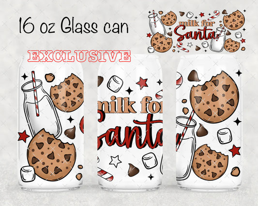 Milk for Santa UV Cup Wrap