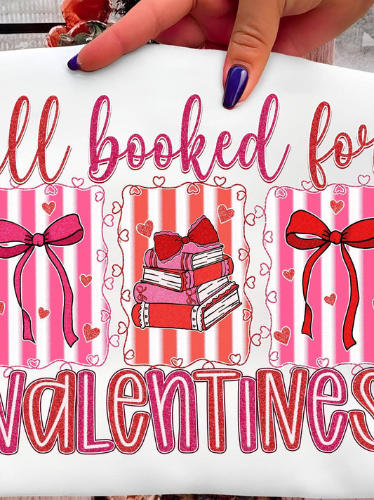 All Booked For Valentines Tee, Book Lover Valentine