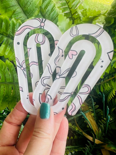 BOWS JUMBO PAPER CLIPS/ BOOKMARK
