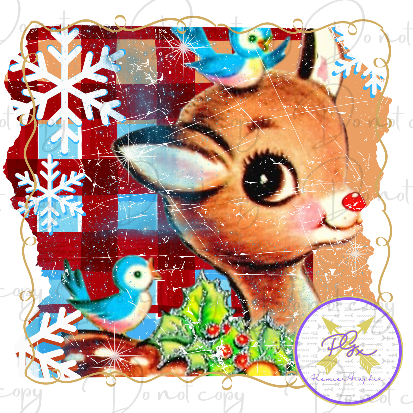 Rudolph Vintage Digital Download
