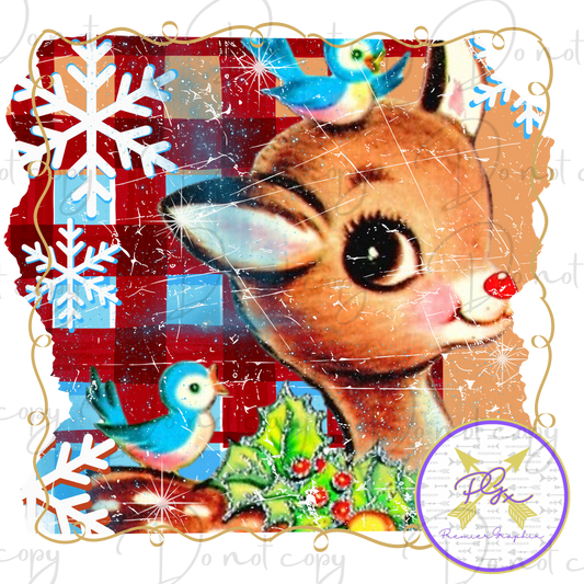 Rudolph Vintage Digital Download