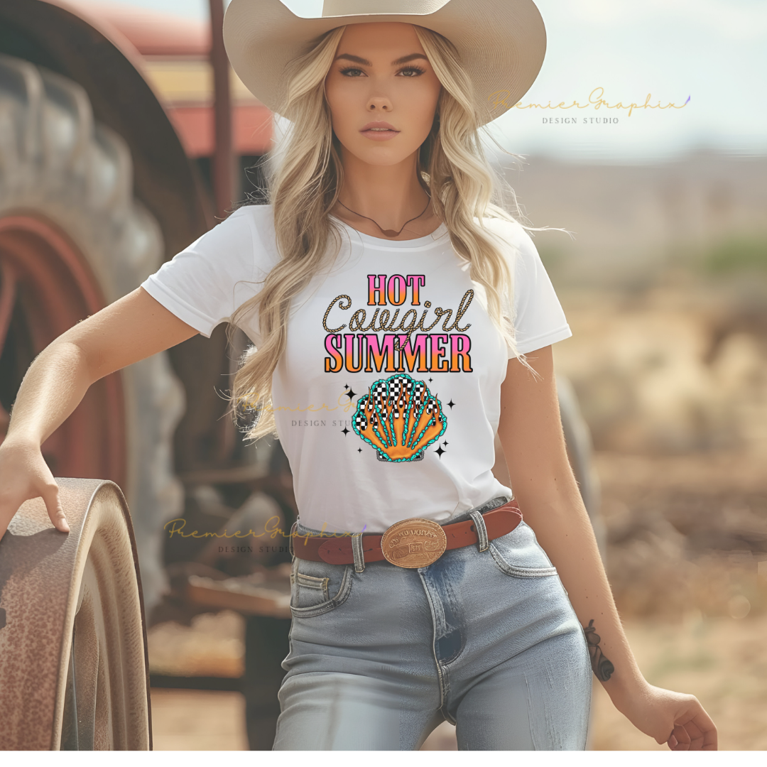 Hot Cowgirl Summer  Hot Peel Transfer